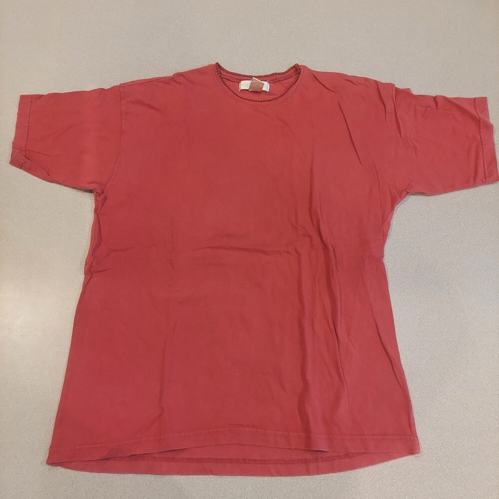 Cape Isle Kniiters Shirt Women's Size XL Red Short Sleeve Tee